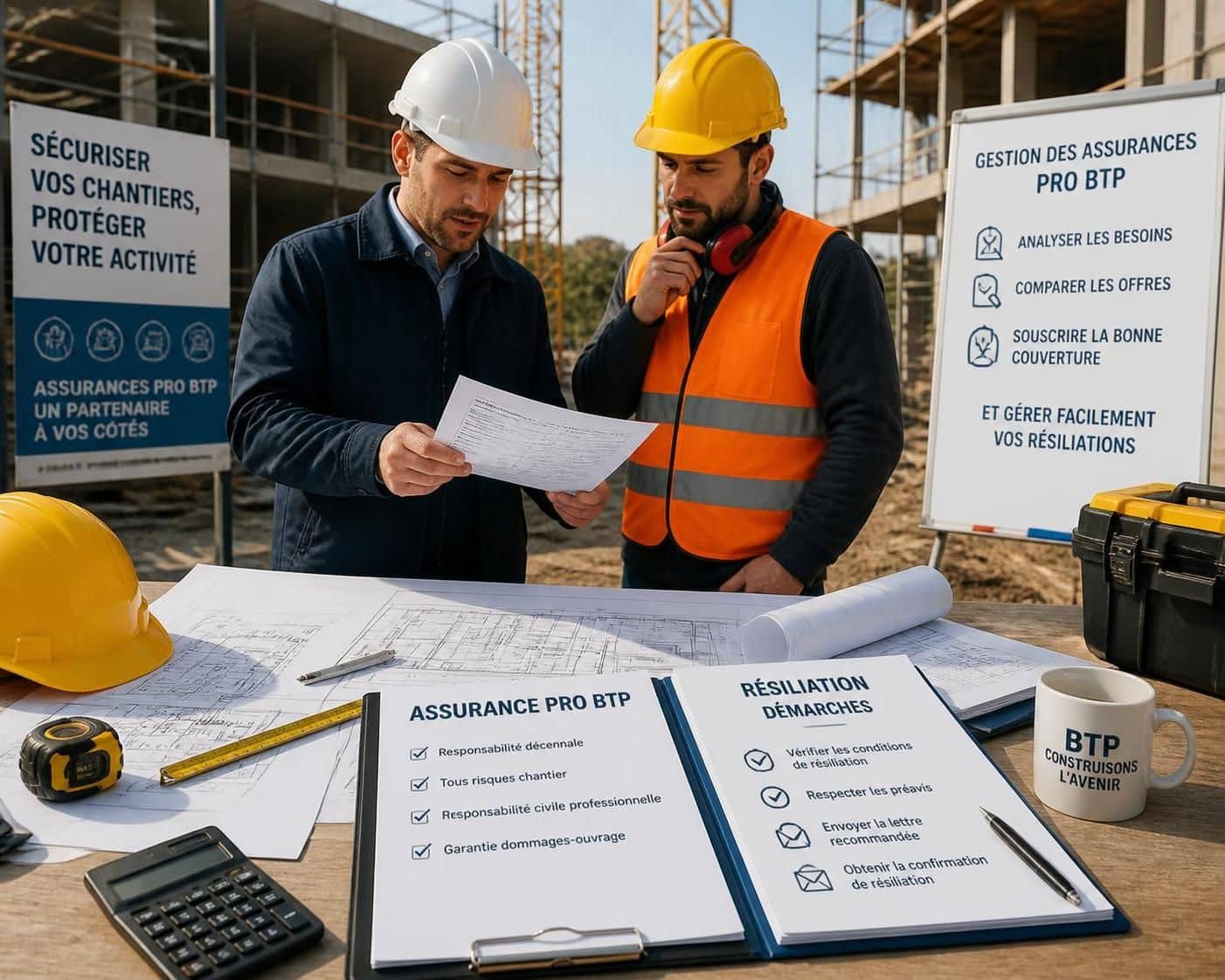 d&eacute;couvrez tout ce qu'il faut savoir sur la r&eacute;siliation d'un contrat d'assurance auto professionnelle dans le secteur du btp, pour bien g&eacute;rer votre assurance pro.