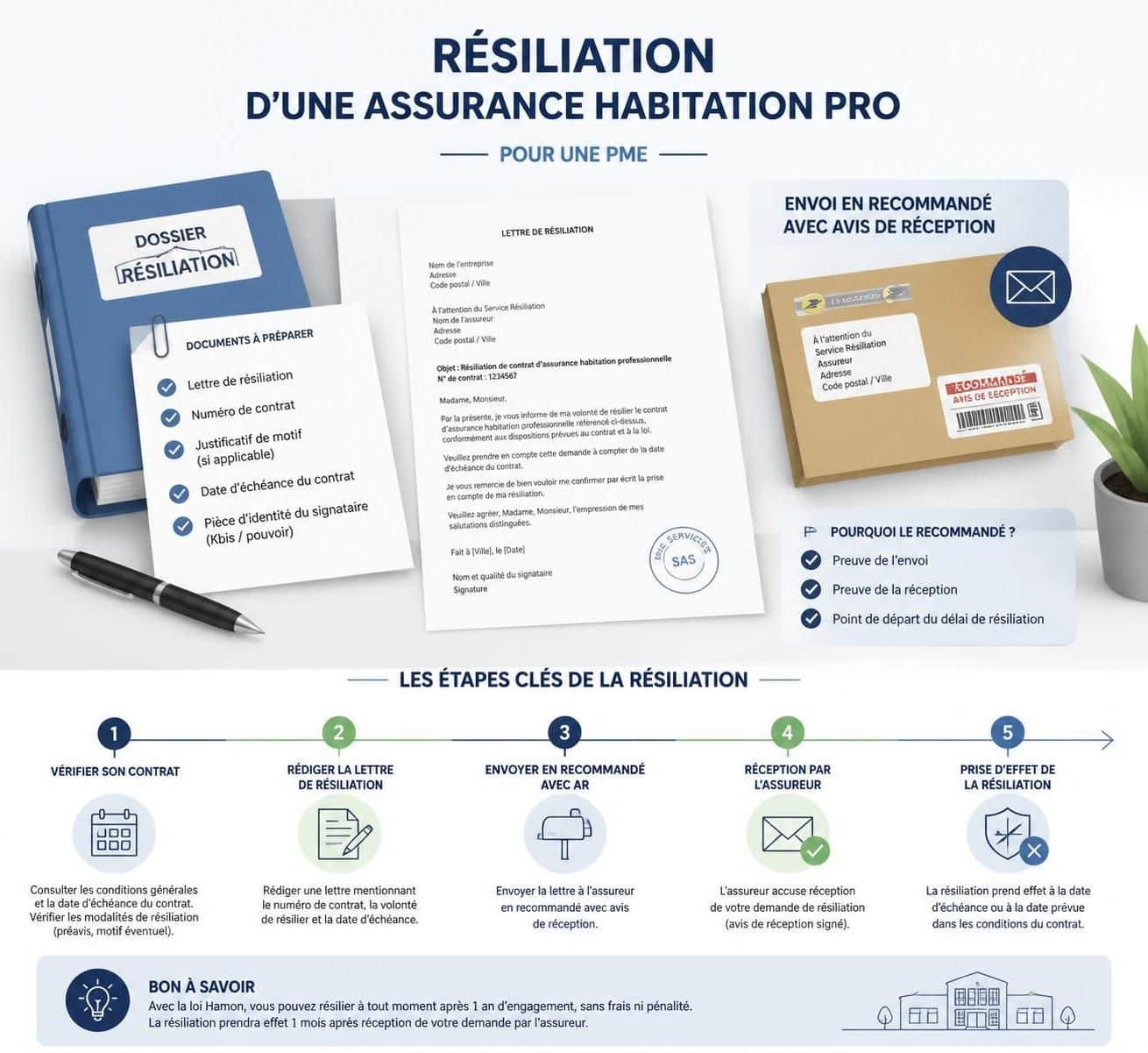 d&eacute;couvrez les r&egrave;gles et les &eacute;tapes essentielles pour r&eacute;silier une assurance habitation professionnelle en toute simplicit&eacute; et conformit&eacute;.